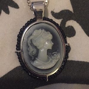 Lia Sophia cameo necklace